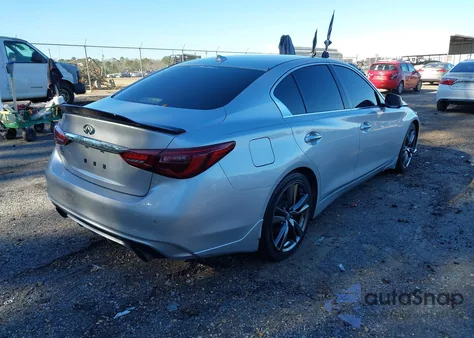 2019 Infiniti Q50 3.0T Signature Edition z USA, uszkodzony, nr VIN JN1EV7AP7KM540892